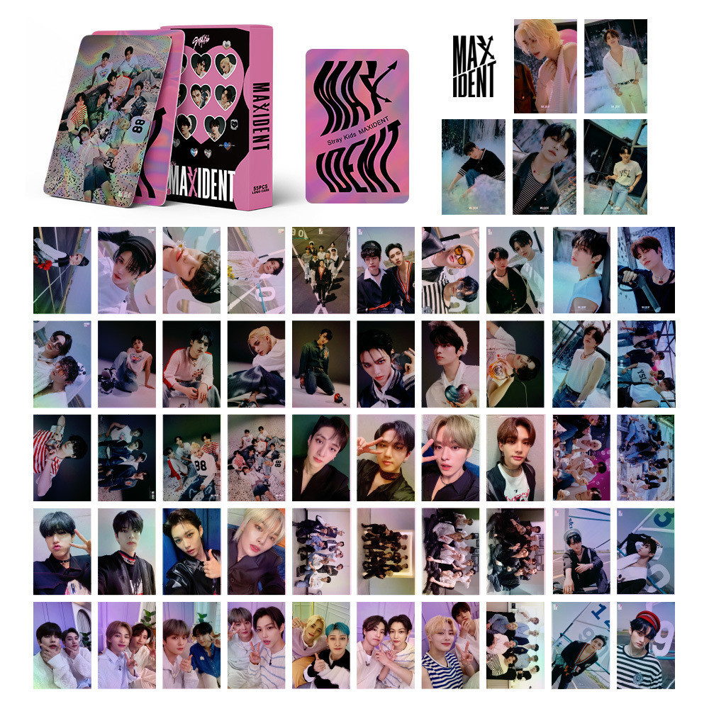 Stray Kids Laser Photocards MAXIDENT THE SOUND Maniac Álbum KPOP