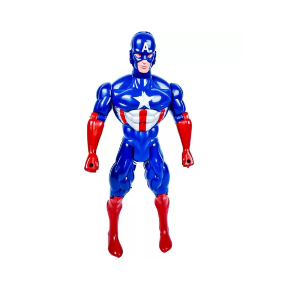 Boneco Articulado Capitão America Grande Super Herói 40 Cm | Shopee Brasil