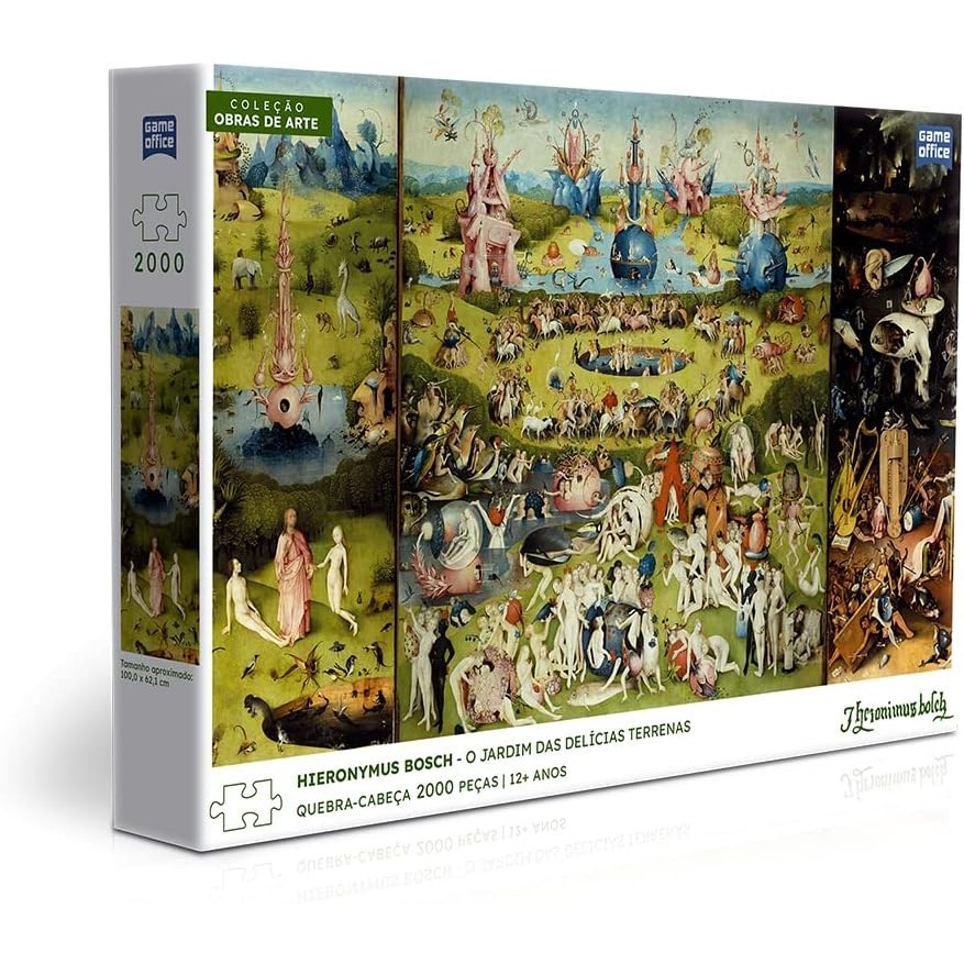 Quebra-cabeça Bosch O Jardim das Delícias 2000 Peças - Toyster