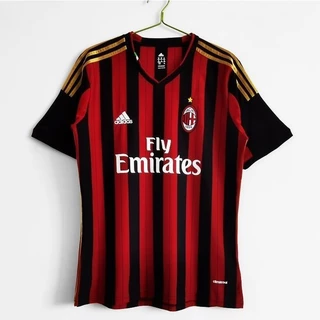 2013-14 AC Milan Home Season Retro Sports T-Shirt