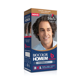 Tonalizante Capilar Louro Escuro Biocolor Homem Bozzano