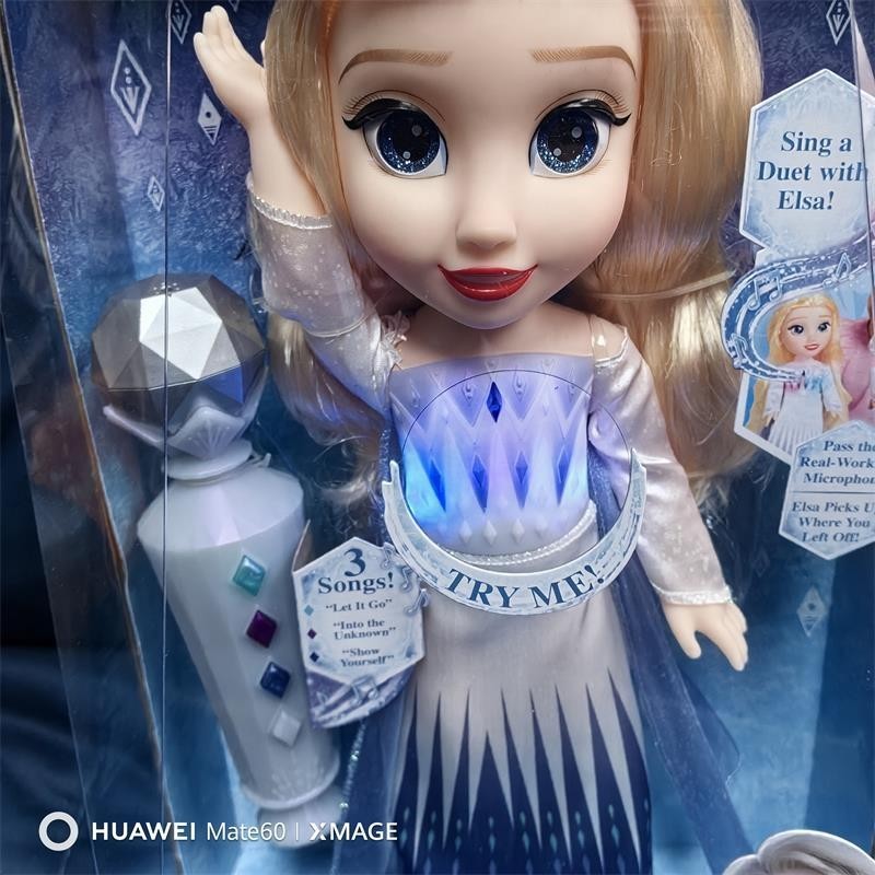 Genuíno Disney Same Style Frozen 2 Elsa Anna Vestir Boneca Doll Doll ...