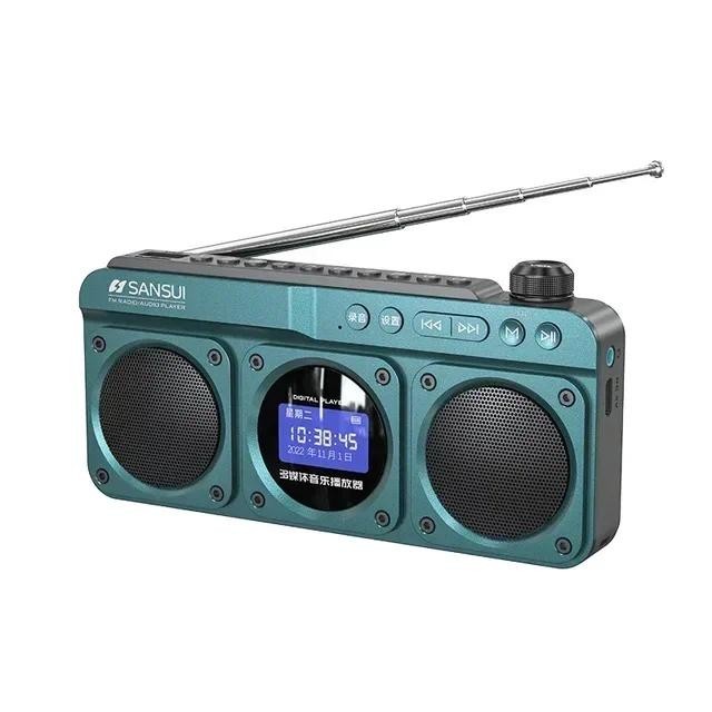 SANSUI F28 Rádio FM Portátil MP3 Walkman Cartão Externo Hi-fi De