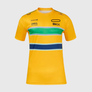 Homens E Mulheres F1 Lando Norris GP Senna Team T-Shirt , Uniforme OSCAR PIASTRI Fan Jersey , 2024