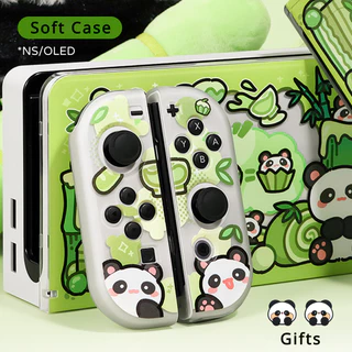 Acessórios Do Interruptor Nintendo Capa Protetora Joy-con Dura Macia Transparente Adequada Para SwitchV1V2 & OLED 