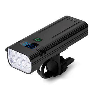 Farol Bike 8 Leds Powerbank Profissional Ciclismo Bicicleta
