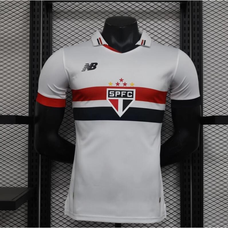 Edição Do Jogador 2024/25 São Paulo Home Football Jersey E Camiseta S-2XL , Podem Adicionar Seu Nome Número