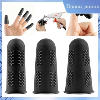 [Douuuu_annnn] 5x3x Capa De Dedo De Isolamento Silicone Resistente Ao Corte Para Dedos De Cozinha Protetor De Polegar Esculpir