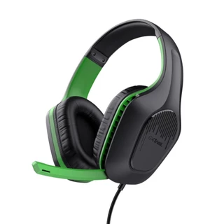 Headset Gamer Zirox Drivers 50mm Xbox Preto Verde T24994 Trust