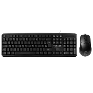 Kit Teclado e Mouse Office ,Com fio, TGT GR100 V3, ABNT2, 1000DPI, Preto, TGT-GR100-BK03 Kit Teclado e Mouse Office ,Com fio, TGT GR100 V3, ABNT2, 1000DPI, Preto, TGT-GR100-BK03