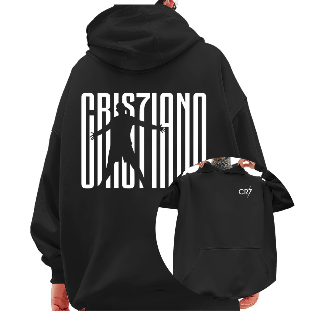 Blusa de Moletom Blusa de Frio Cristiano Ronaldo Cr7 Jogador Futebol Siih Graphic Moda Unissex Streetwear Lançamento 2024 Envio Imediato Meraki