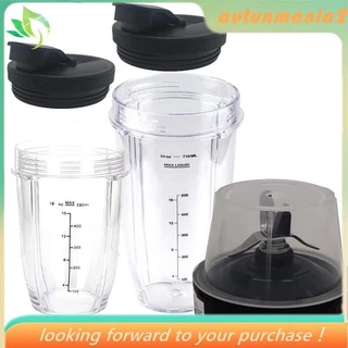 Lâmina Extratora De Peças De Reposição Com Copo 18Oz 24Oz E Tampa De Bico Para Misturador Ninja Auto-IQ De 1200W , 7 Engrenagem De Aletas