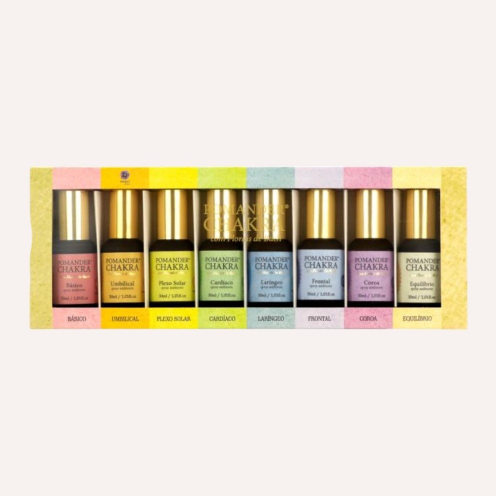 Kit Pomander Chakra Oleo Essencial Floral De Bach 30ml | Shopee Brasil