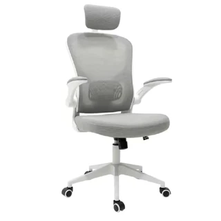Cadeira De Escritório Brin7 Ergonômica Mesh Ajuste Lombar