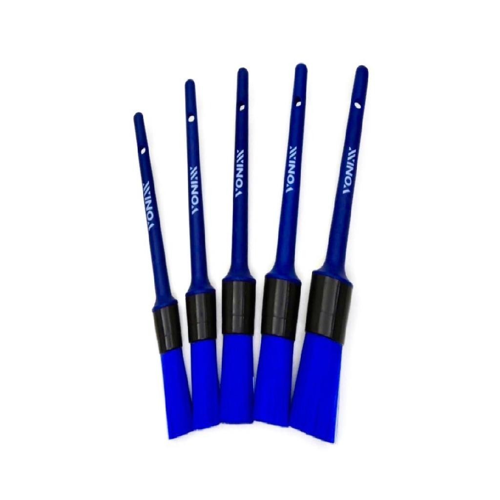 KIT 5 PINCEIS DETALHAMENTO EXTERNO VONIXX
