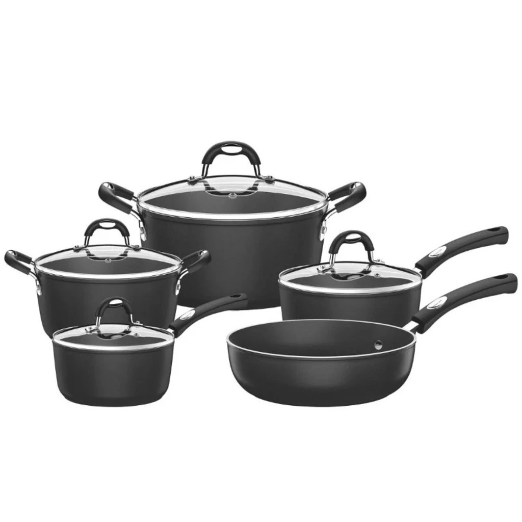Jogo de Panelas Mônaco Tramontina 5pc Preto