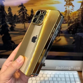 Capa Dura De Eletrodeposição Aurora Para Iphone 15 13 12 14 11 Pro Max Fall Protection