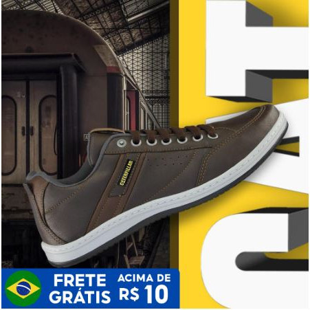 Sapatênis Masculino Caterpillar Calce Facil Com Ziper Lateral - Lançamento