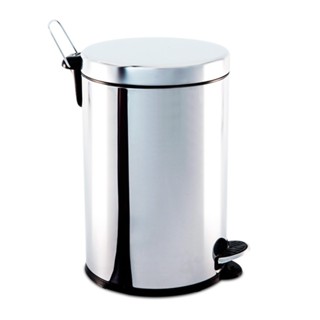 Lixeira inox 5L com pedal e balde 20 x 30 cm Decorline - 3040/202 - Brinox