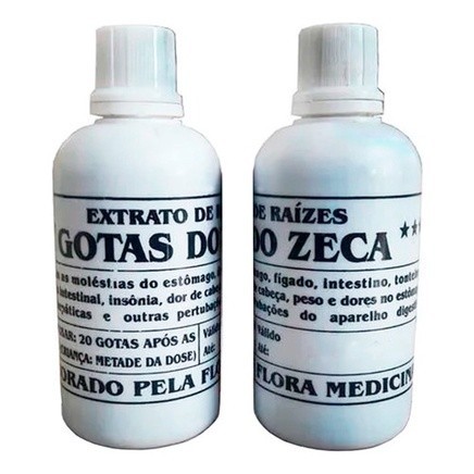 3 un. Gotas Do Zeca Extrato De Raiz Amarga 100ml