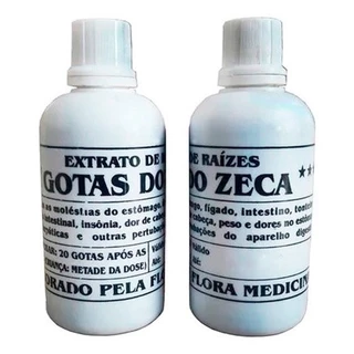 3 un. Gotas Do Zeca Extrato De Raiz Amarga 100ml