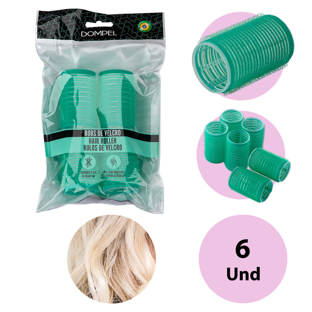 Kit 8 Bobs Para Cabelo Formador de Cachos 36mm Salão de Beleza Casa ...
