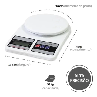 Balança Cozinha Até 24CMx16,5CM 10KG Digital De Precisão Cozinha Até 10KG Nutrição E Dieta Balança Portatil Utensílio De Cozinha Confeitaria Top Estilo