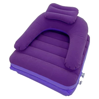 Colchão Cama Inflavel 2 em 1 Poltrona Dobravel com Encosto