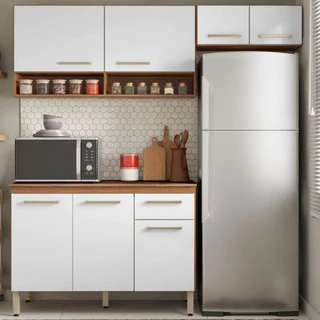 Cozinha Compacta Dama 7 Portas 1 Gaveta