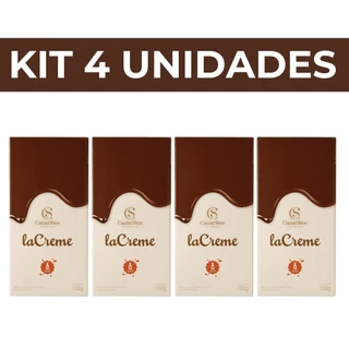 Kit 4 Tabletes laCreme ao leite 100g Cacau Show