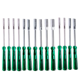 Kit Jogo Chaves Canhão Sextavado 13 Peças Todas As Medidas Aço Cr-V 125mm Profissional