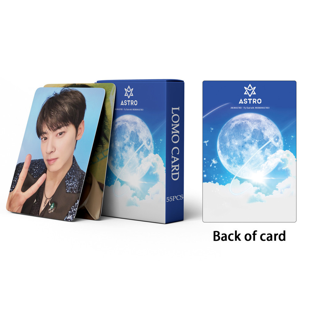 55pcs ASTRO Photocards Circles 8th Anniversary Lomo Cards JIN JIN