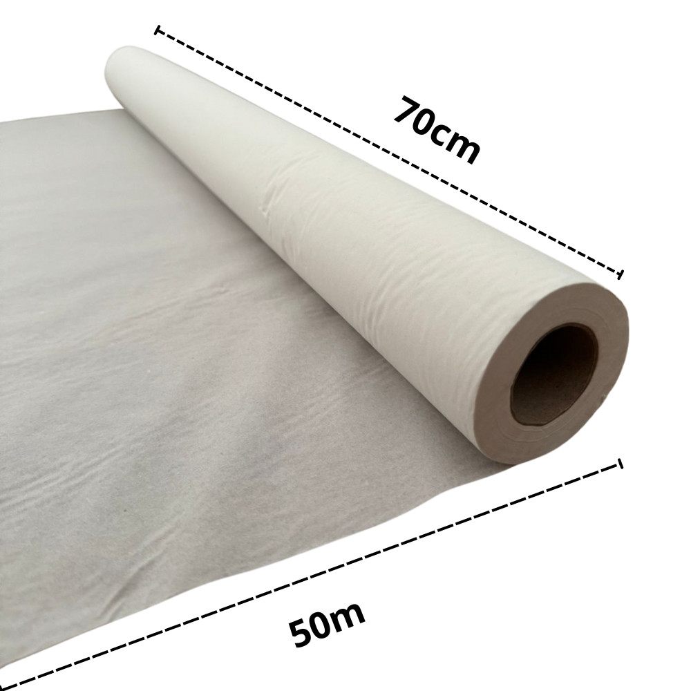 10x Rolos Papel Para Maca Extra Branco 100% Celulose Descartável ...