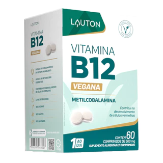 Lauton Vitamina B12 Lauton 9,94mcg 60 Comprimidos