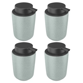 4x Porta Sabonete Liquido de Banheiro 250ml OU Osaka - Cinza