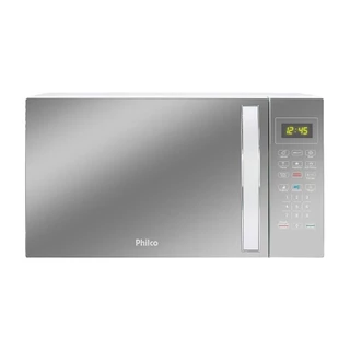 Micro-Ondas Philco 25L PMO28E | Porta Espelhada, Branco