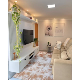 Tapete De Sala Quarto Antiderrapante Pixel 1,32 X 2,00 Rugs Comprimento 200 Cm Cor Bege Desenho Do Tecido Geométrico Largura 132 Cm