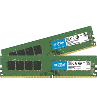 Memória Crucial DDR4 32gb(2x16gb) 3200mhz Desktop
