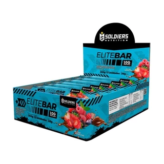 Elitebar 30g Barra De Proteína CX 12 UN-Soldiers Nutrition