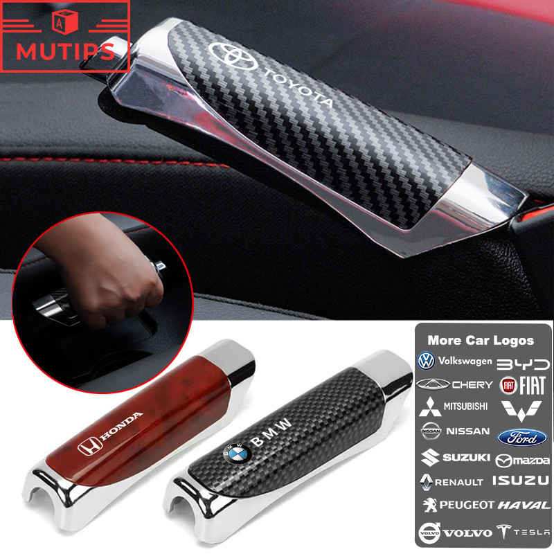 Capa Protetora Do Freio De Mão Carro Em Fibra De Carbono