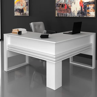 Mesa para Escritório em L Charme Espresso Móveis