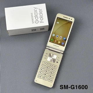 Pasta Samsung Galaxy SM-G1600 2GB RAM 16GB ROM Quad Core 2 SIM 8MP 3.8 Polegadas Suporte Para smartphone Flip Android WIFI Google play store