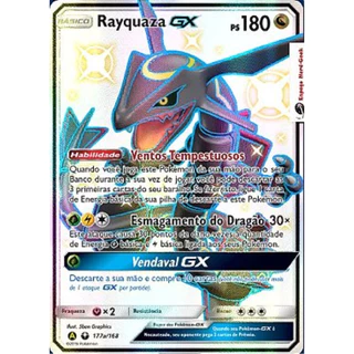 Rayquaza GX (177a/168) - Carta Avulsa Pokemon