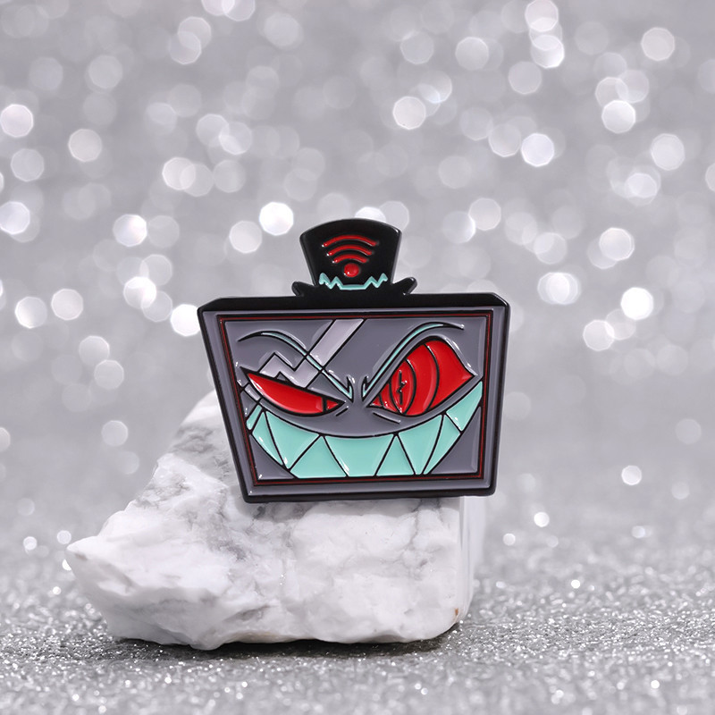 【レア】Hazbin Hotel アラスター　ピンバッジ Hazbin Hotel Alastor Pins Brochura Helluva Boss Cartoon Metal