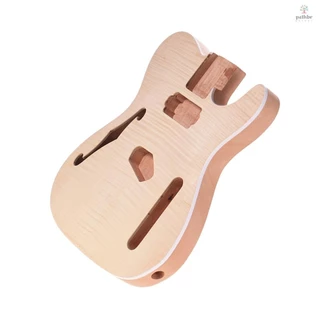 FT03 Corpo De Guitarra Inacabado Em Mogno Barril Branco De Madeira Para Peças De Guitarras Elétricas De Bricolagem