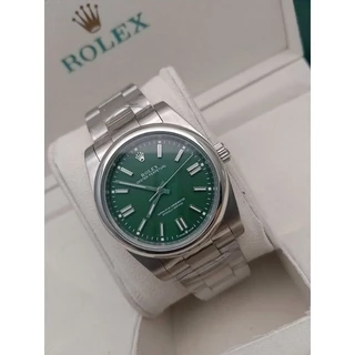 2024 Rolexs OYSTER PERPETUAL Sem Data Mostrar Verde