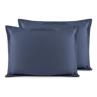 Par De Fronhas C/ Aba Percal 600 Fios Egípcios Luxo Algodão