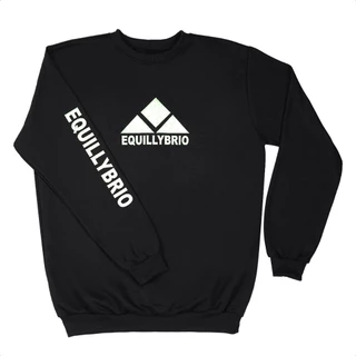 Suéter Personalizado Equillybrio Blusa De Gola Careca De Moletom Flanelado LANÇAMENTO