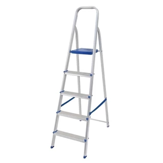 Escada Mor de Alumínio 5 Degraus, Uso Doméstico em Oferta na Shopee