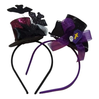 TIARA CARTOLA LUXO HALLOWEEN